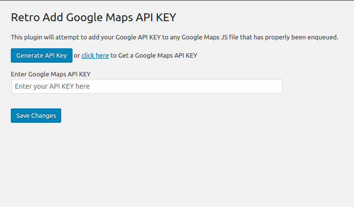 Google Drive Generate Api Key