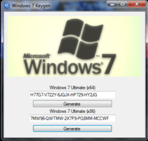 Windows 7 Product Key Generator Free Download 32 64 Bit